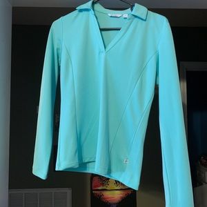 Teal pullover